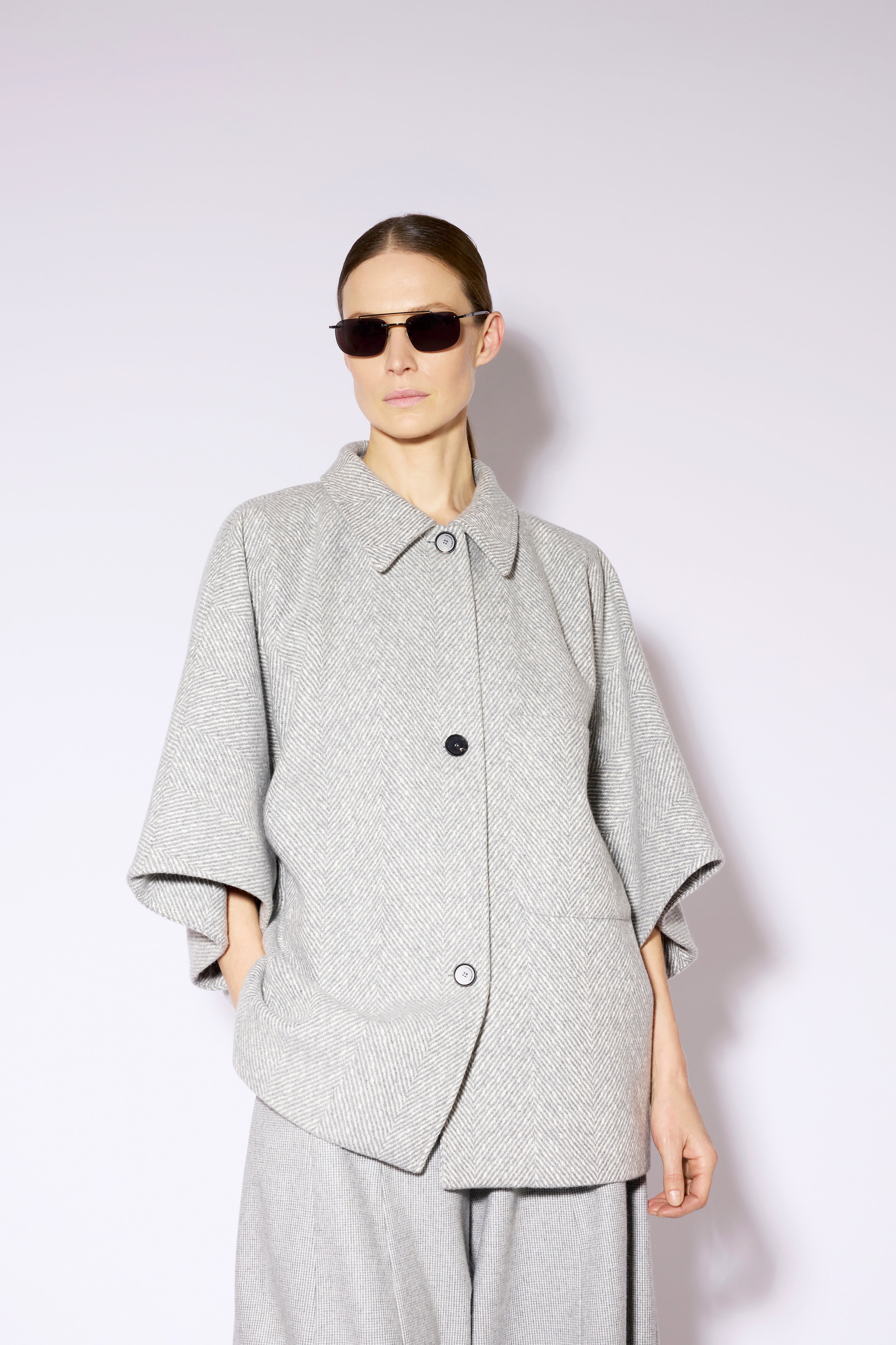 Liviana Conti Marcel veste herringbone 40