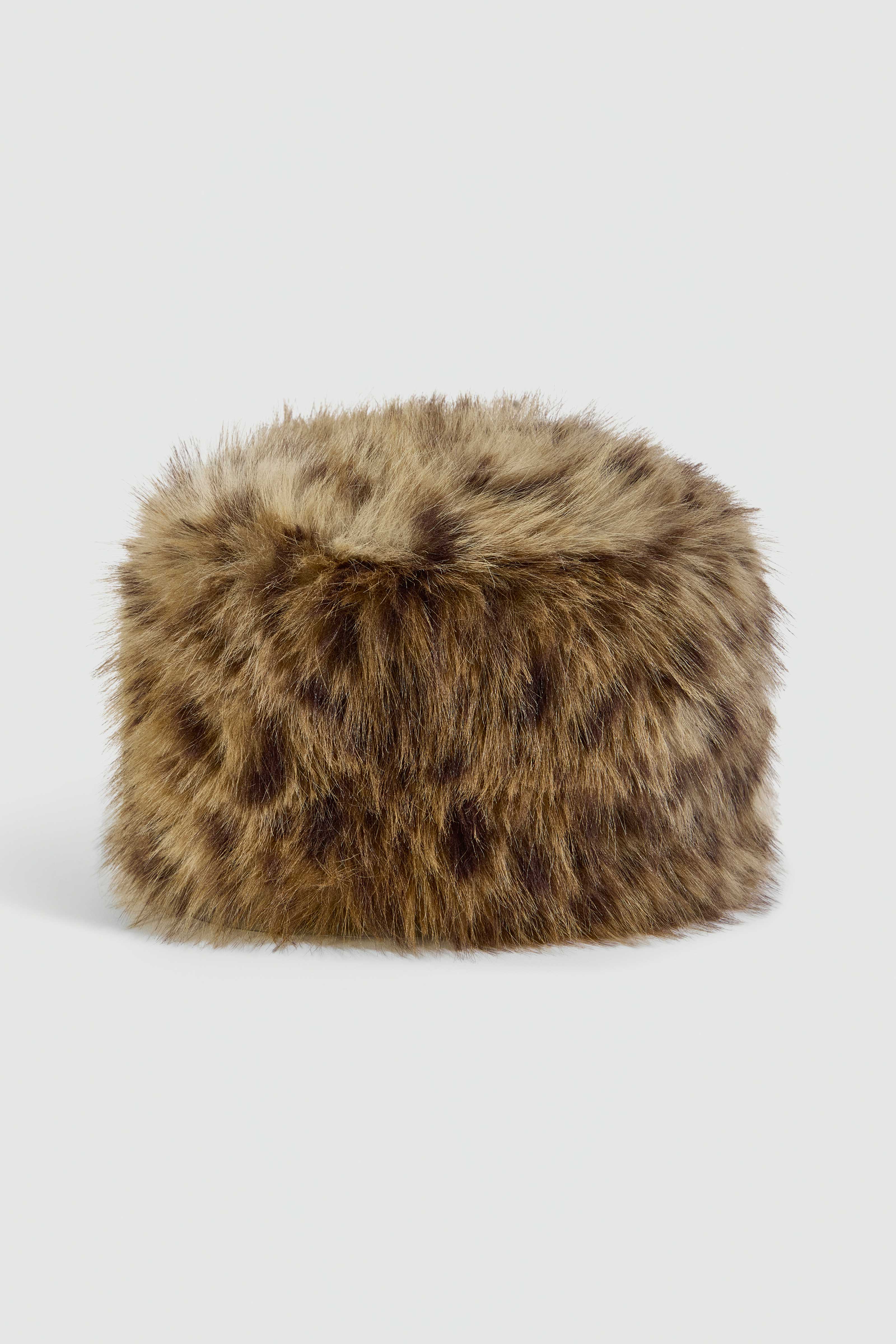 Liviana Conti Tisha chapeau fourrure lynx