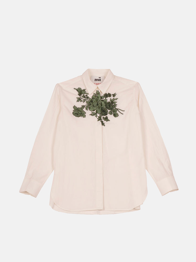 Mii Mii à table Chemise Assia chemise coton XS à XXL crème
