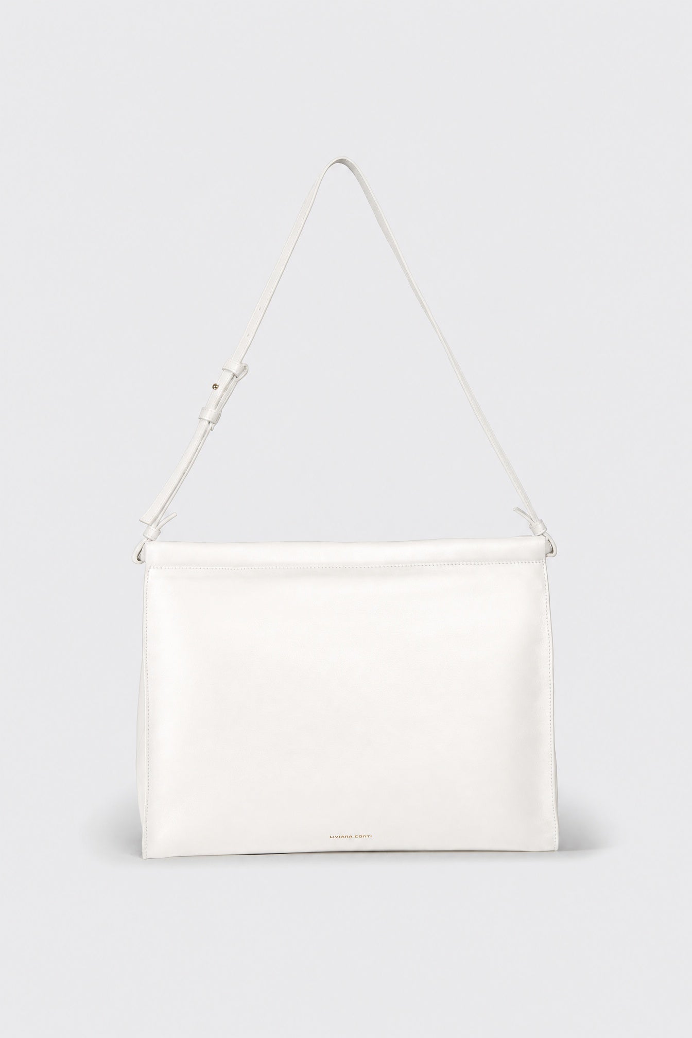 Liviana Conti Piper sac bandoulière noir cuir lisse
