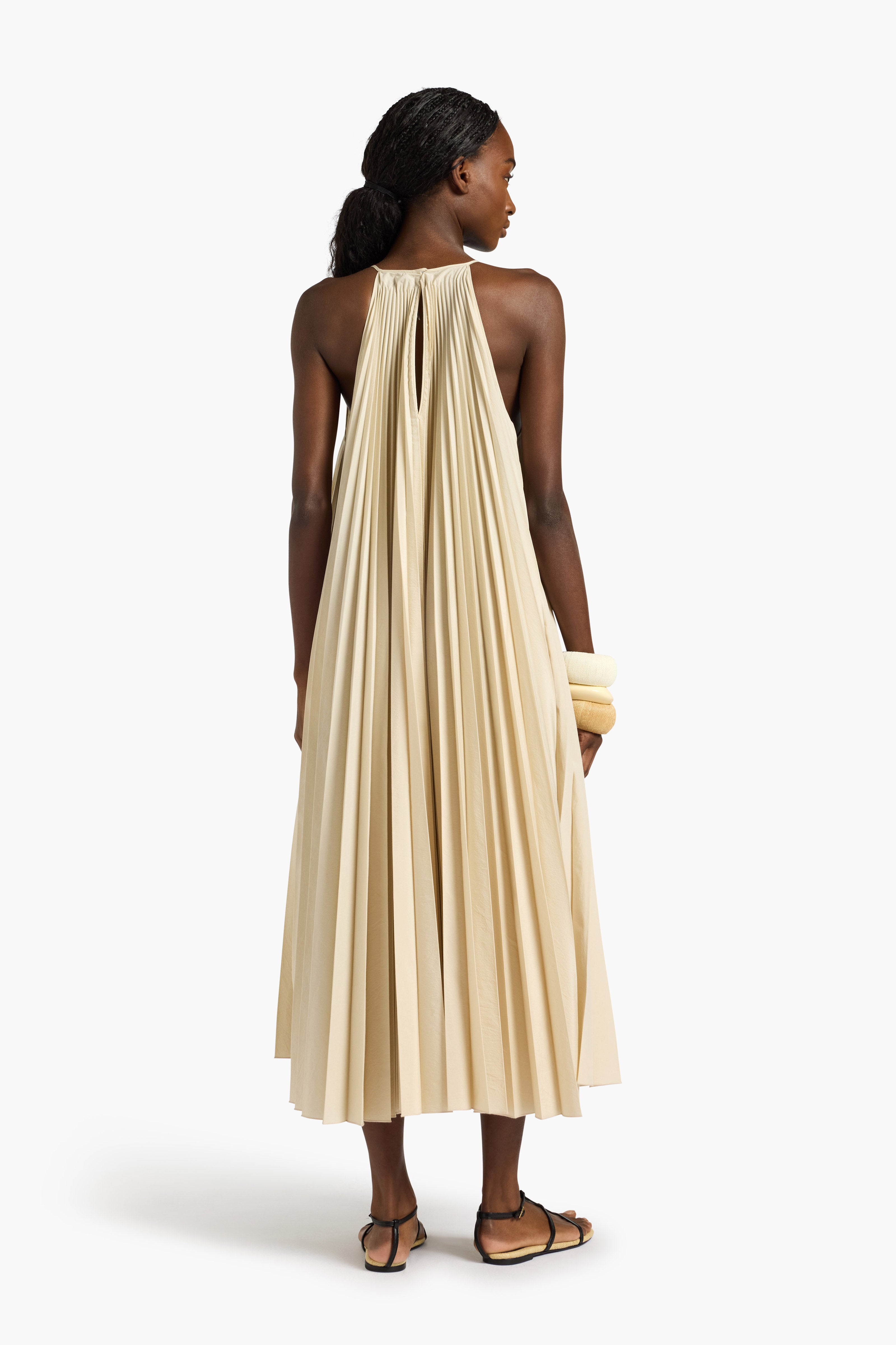 Liviana Conti Federica L6SP32 robe longue Duna organza coton