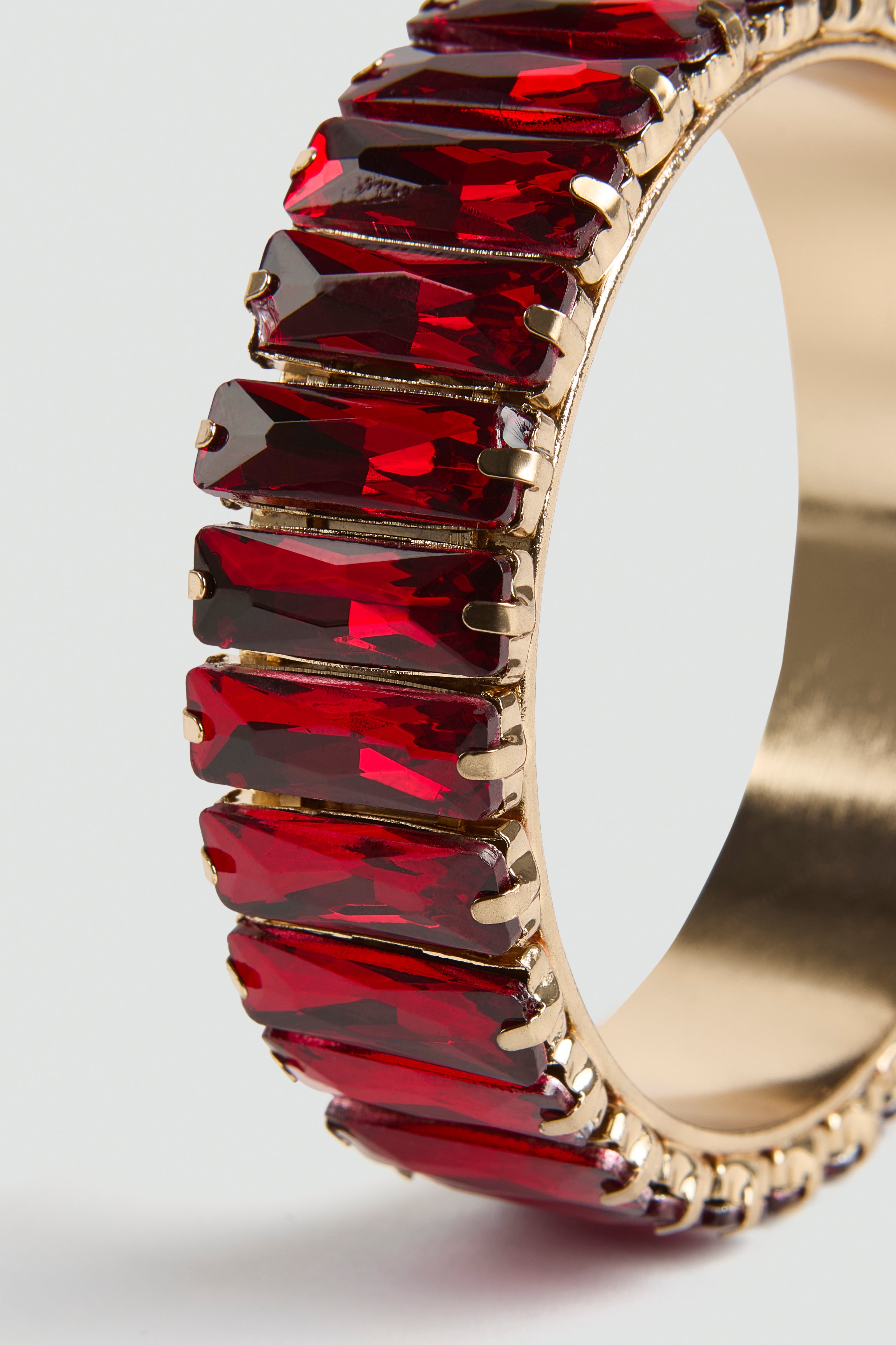 Liviana Conti Dharma bracelet bordeaux à cristaux