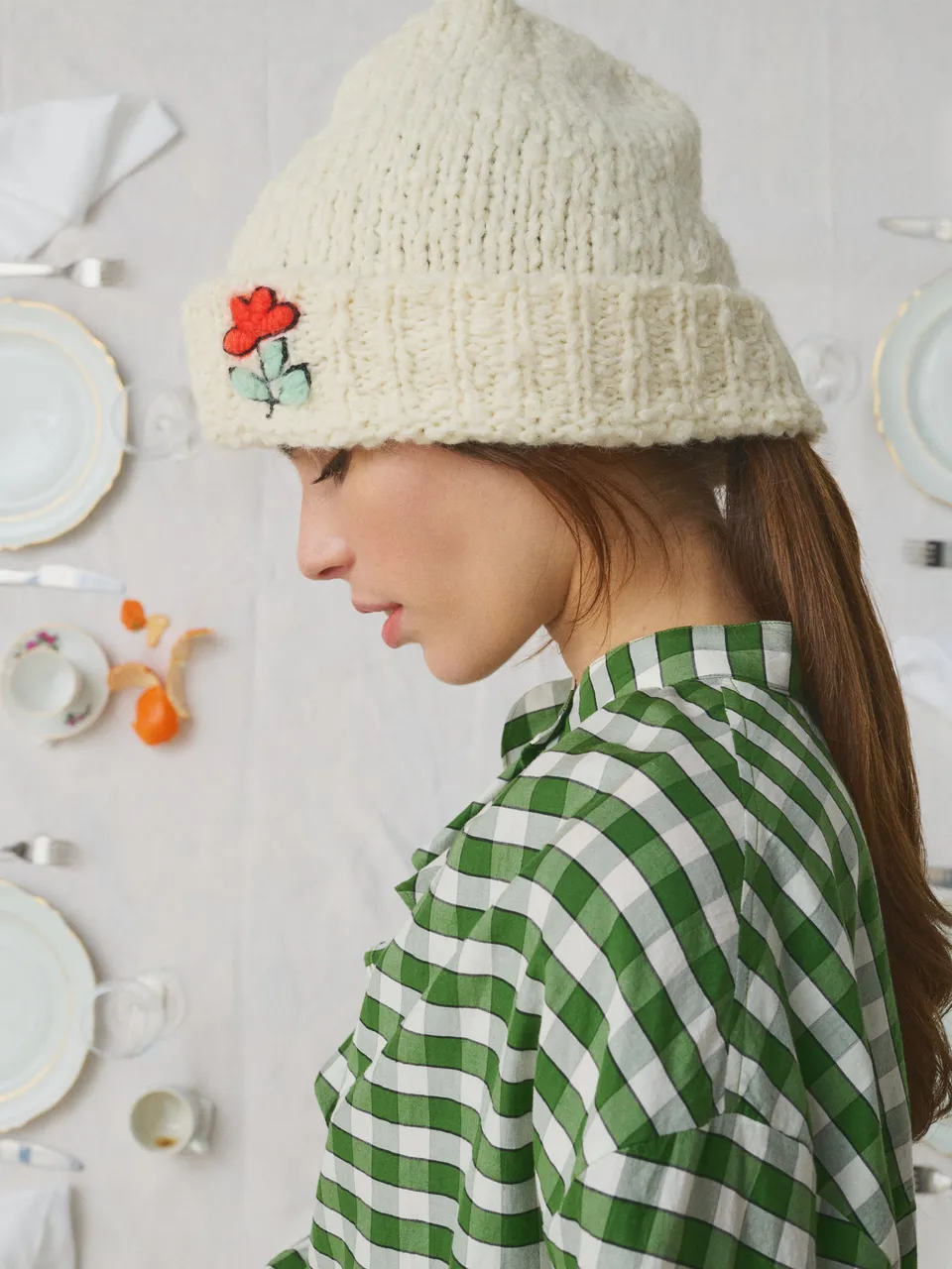 MII Mii à table Bonnet Alpaga bonnet cachemire TU