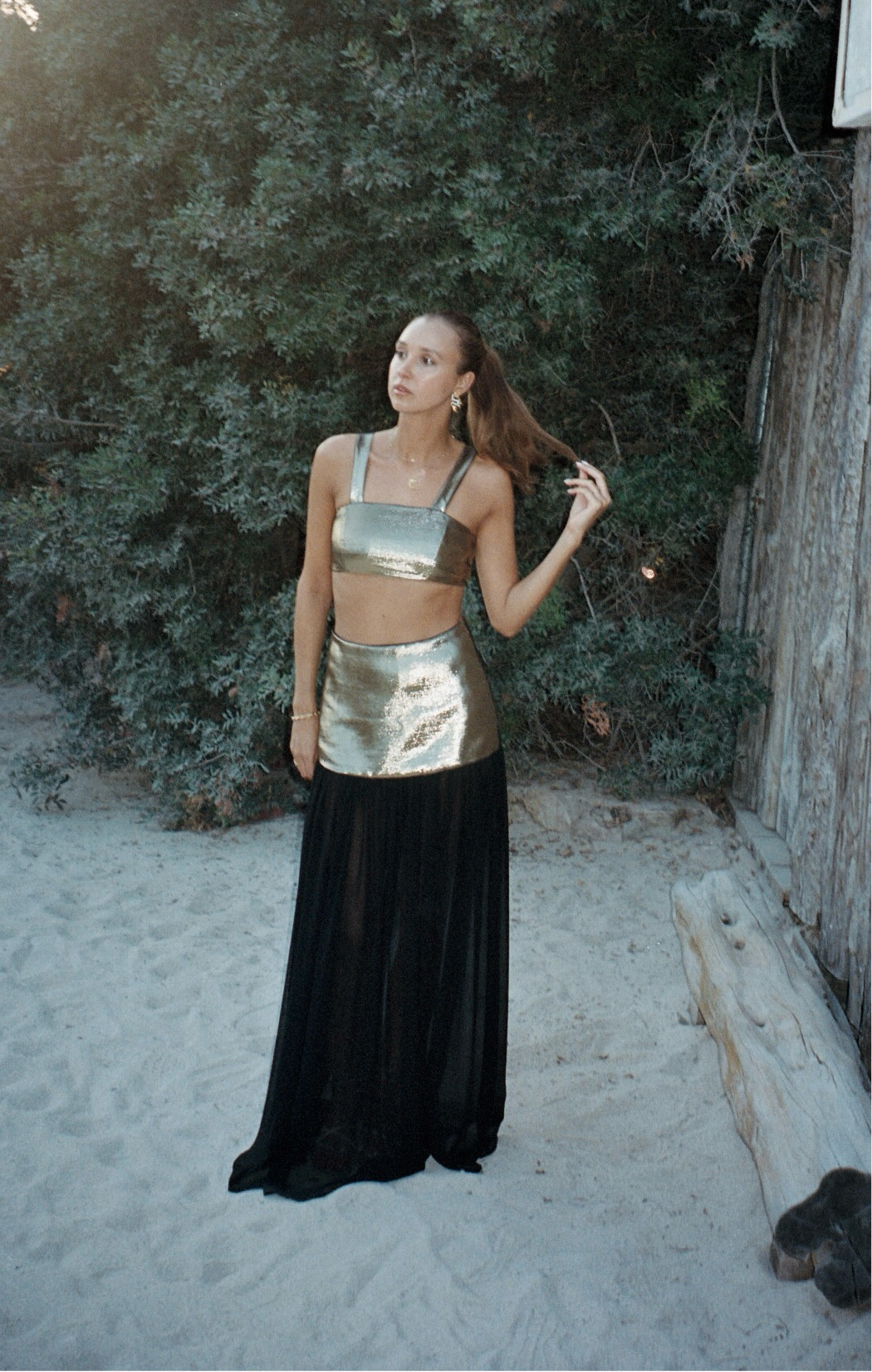 The Ethiquette Crop Tops Mystical Crop Top top court jacquard