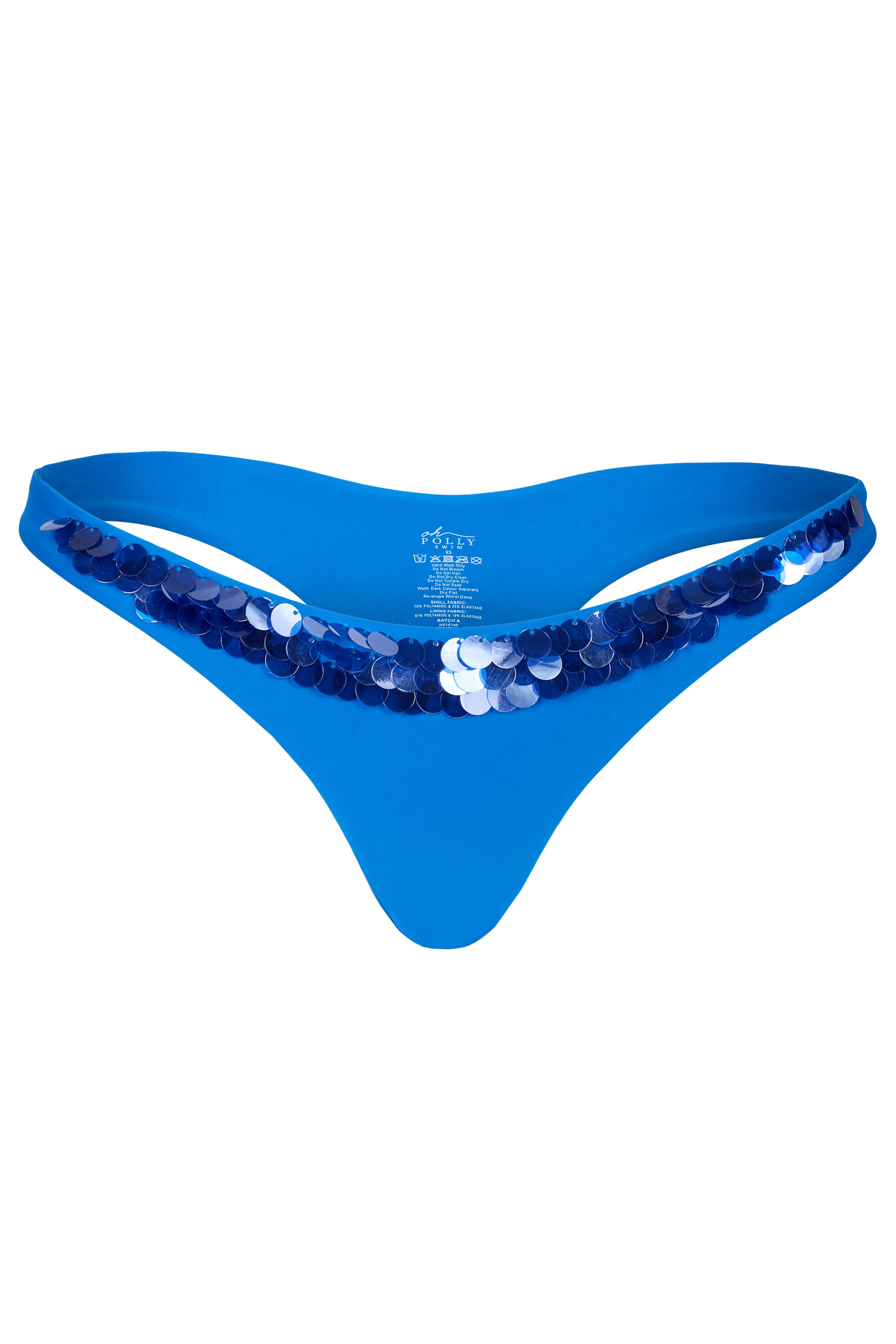 Oh Polly Malla Bas bikini string Sapphire taille S
