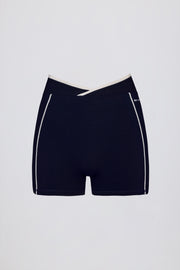 Bo+Tee Soft Active mini short bleu Classic Navy contraste