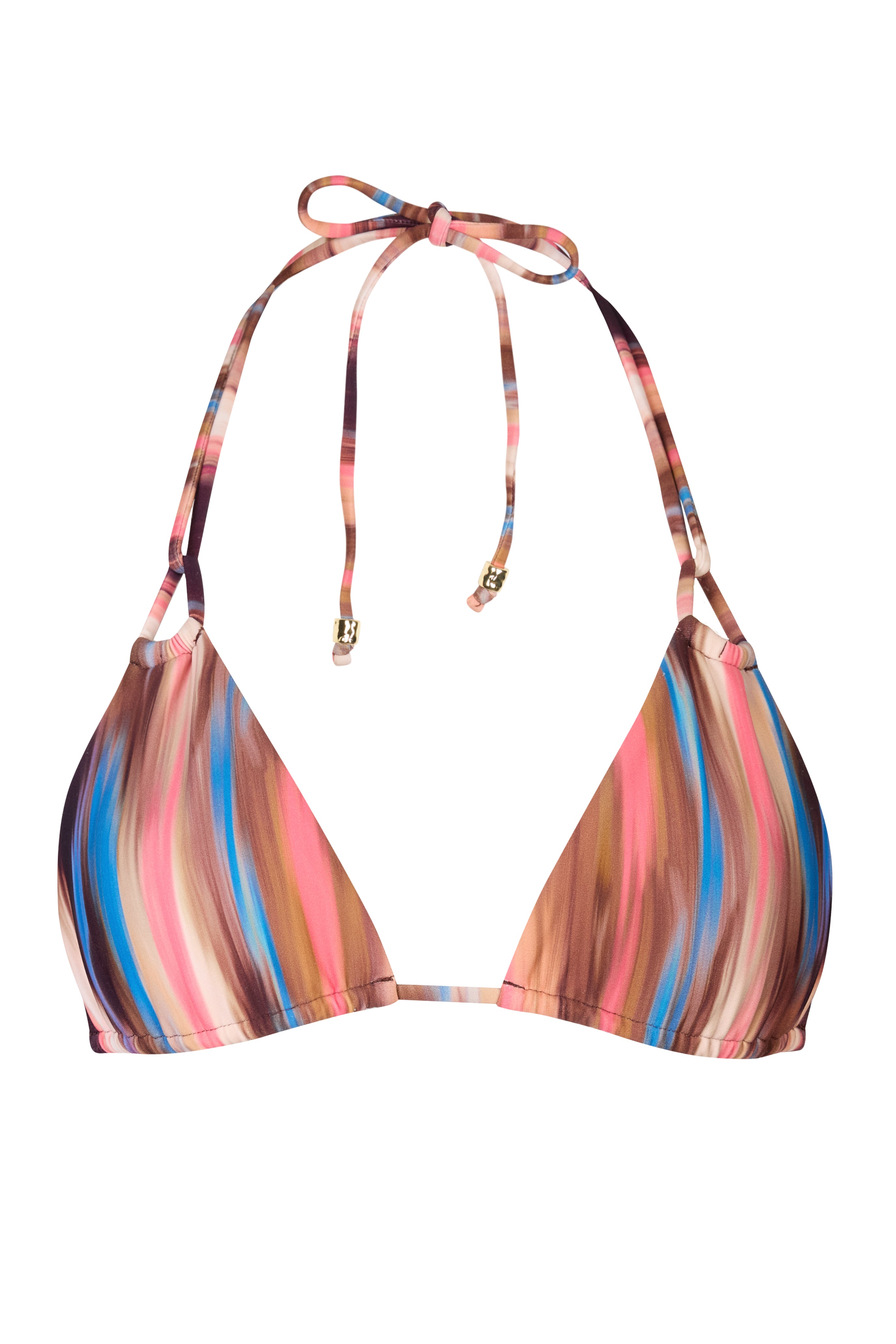 Oh Polly Lissy NS16303 haut bikini triangle rayures abstraites
