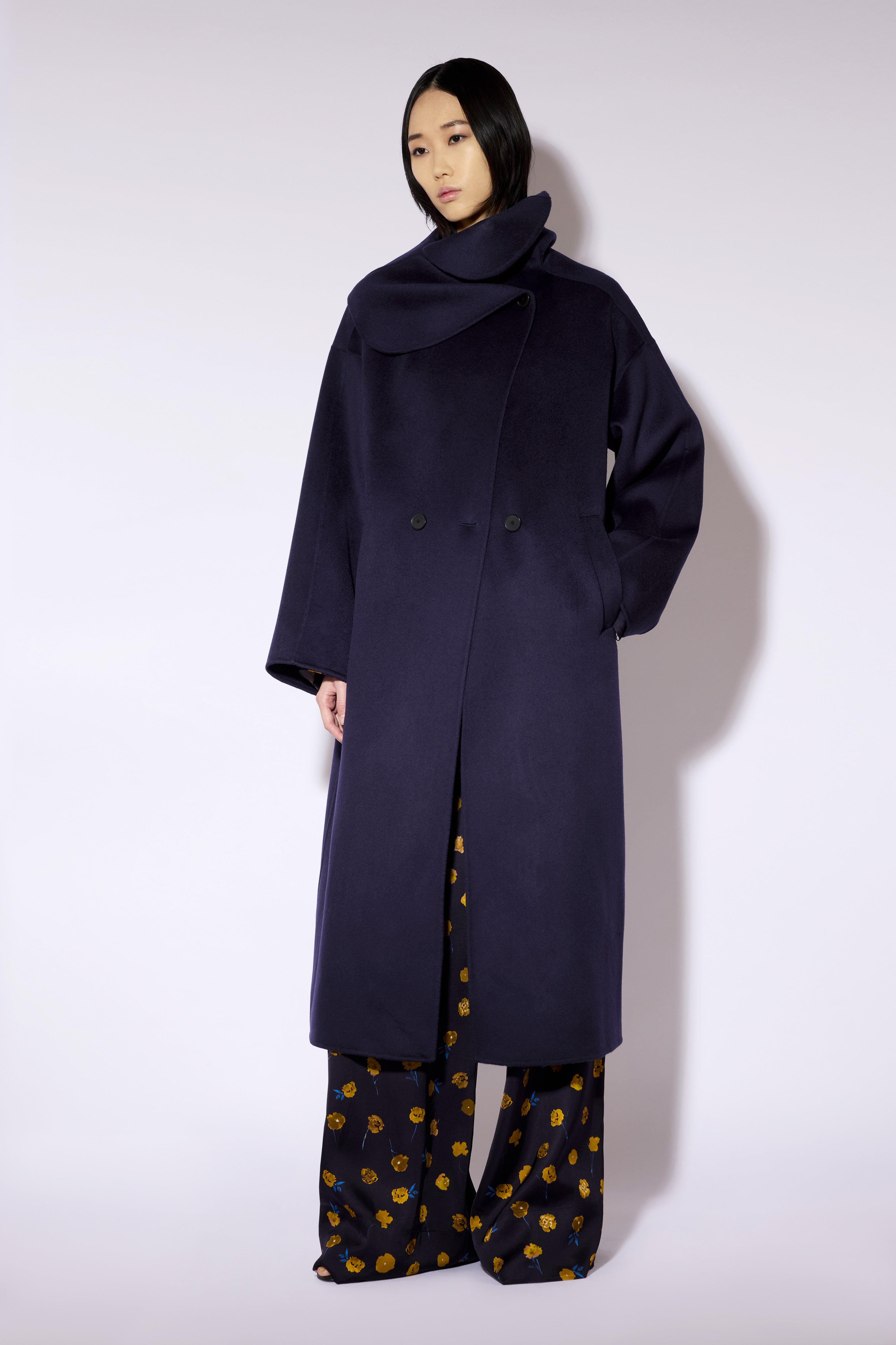 Liviana Conti Russell manteau femme mocaccino laine