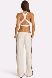Oh Polly pantalon jogging tissé coconut taille basse