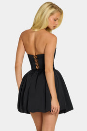 Oh Polly Emeline 7790 robe mini corset tulle noir