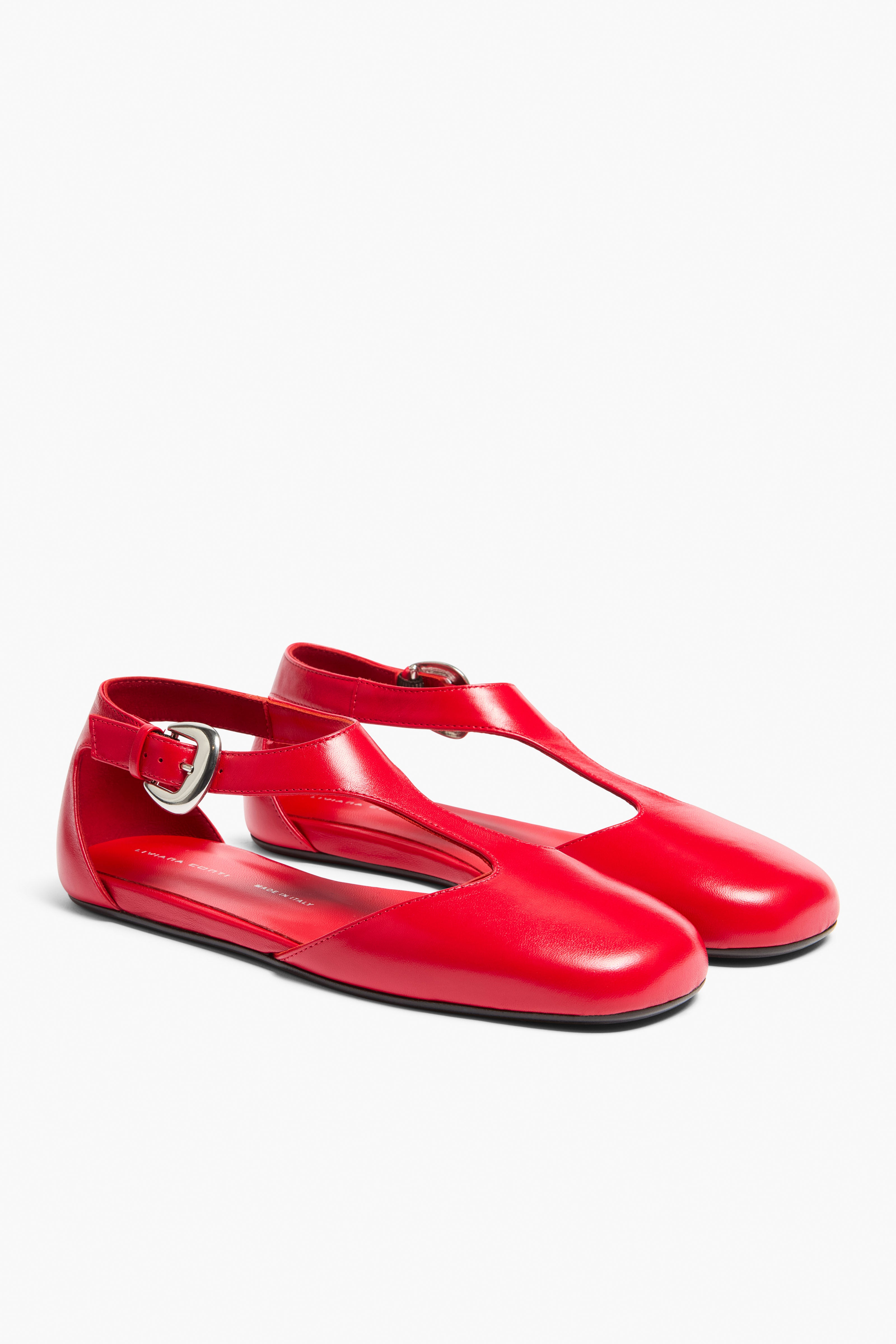 Liviana Conti Eva ballerine corallo cuir 38