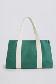 Oh Polly Bo+Tee BT2504 tote bag toile vert oversize