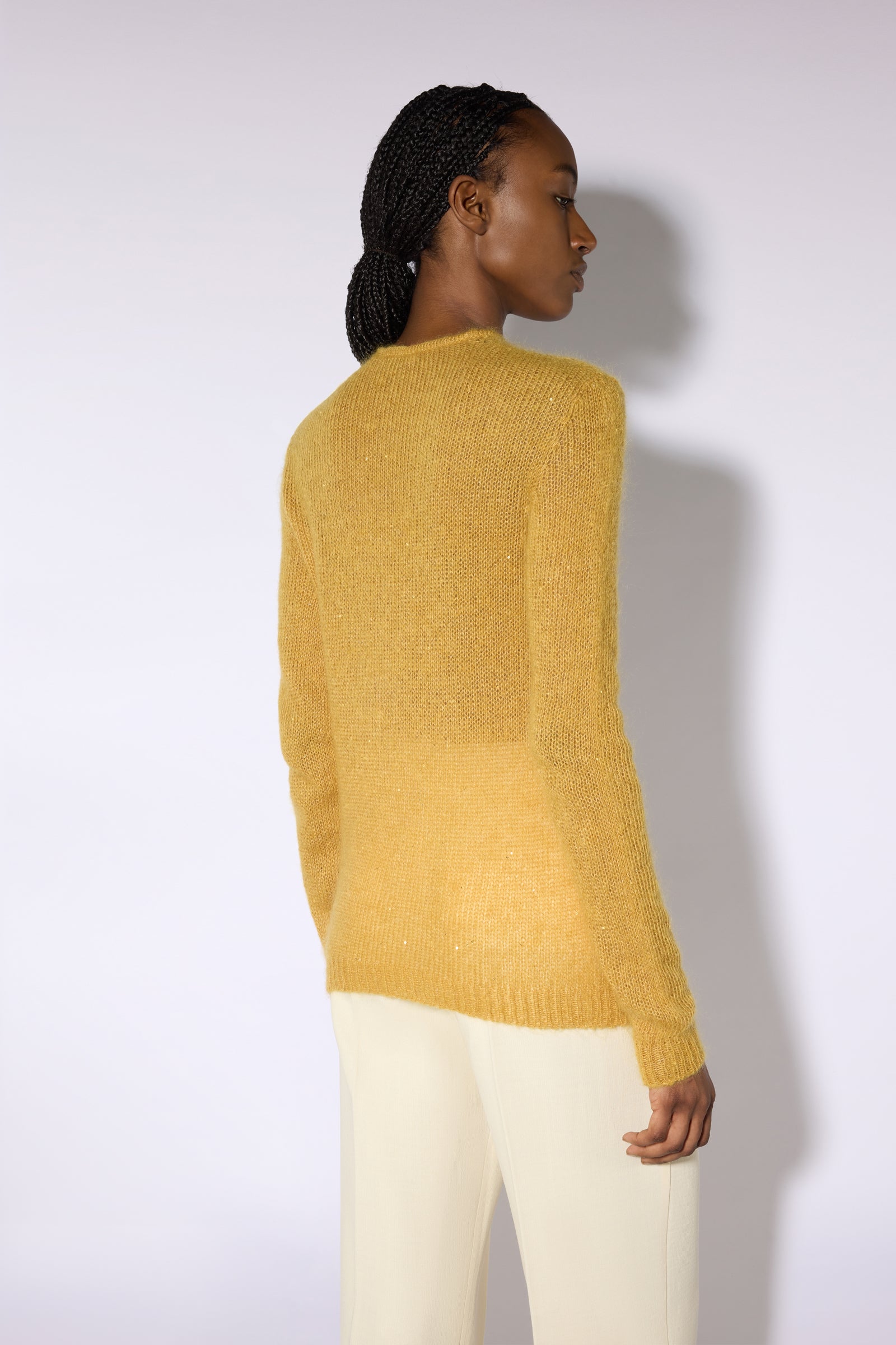Liviana Conti Brooke pull en maille safran