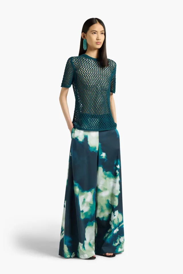 Liviana Conti Ilaria pantalon palazzo imprimé 38