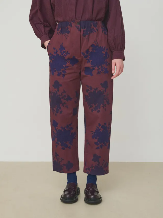 Mii à table Pantalon Kika La Vaisselle pantalon élastique bordeaux