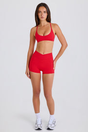 Oh Polly Bo+Tee BT0737 mini short sport fraise poches