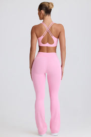 Oh Polly Bo+Tee Soft Active V-Waist Legging évasé rose