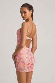 Oh Polly Embellished Robe mini 14346 Velena Pink sequins