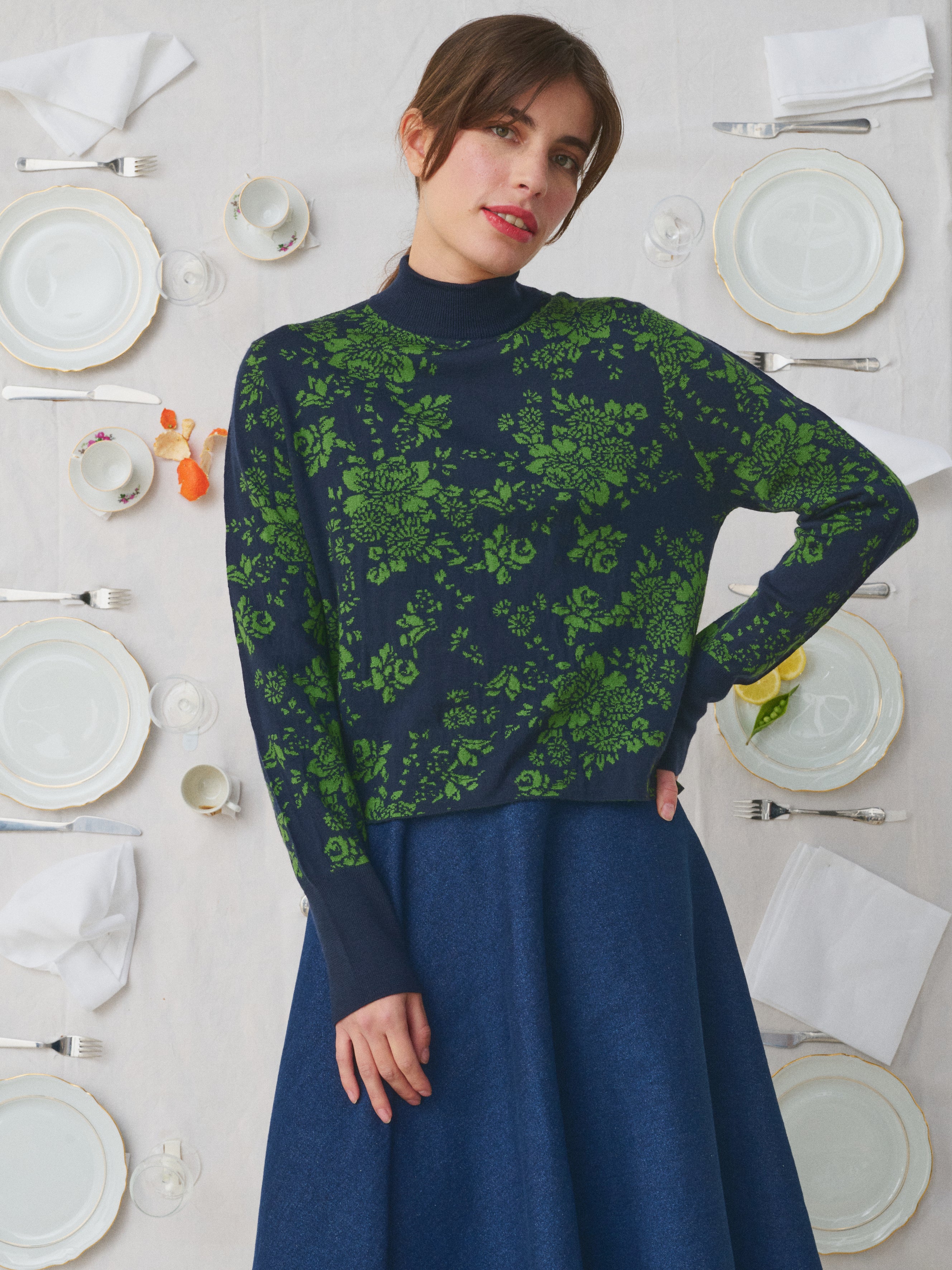 MII Mii à table Salma La Vaisselle pull femme laine