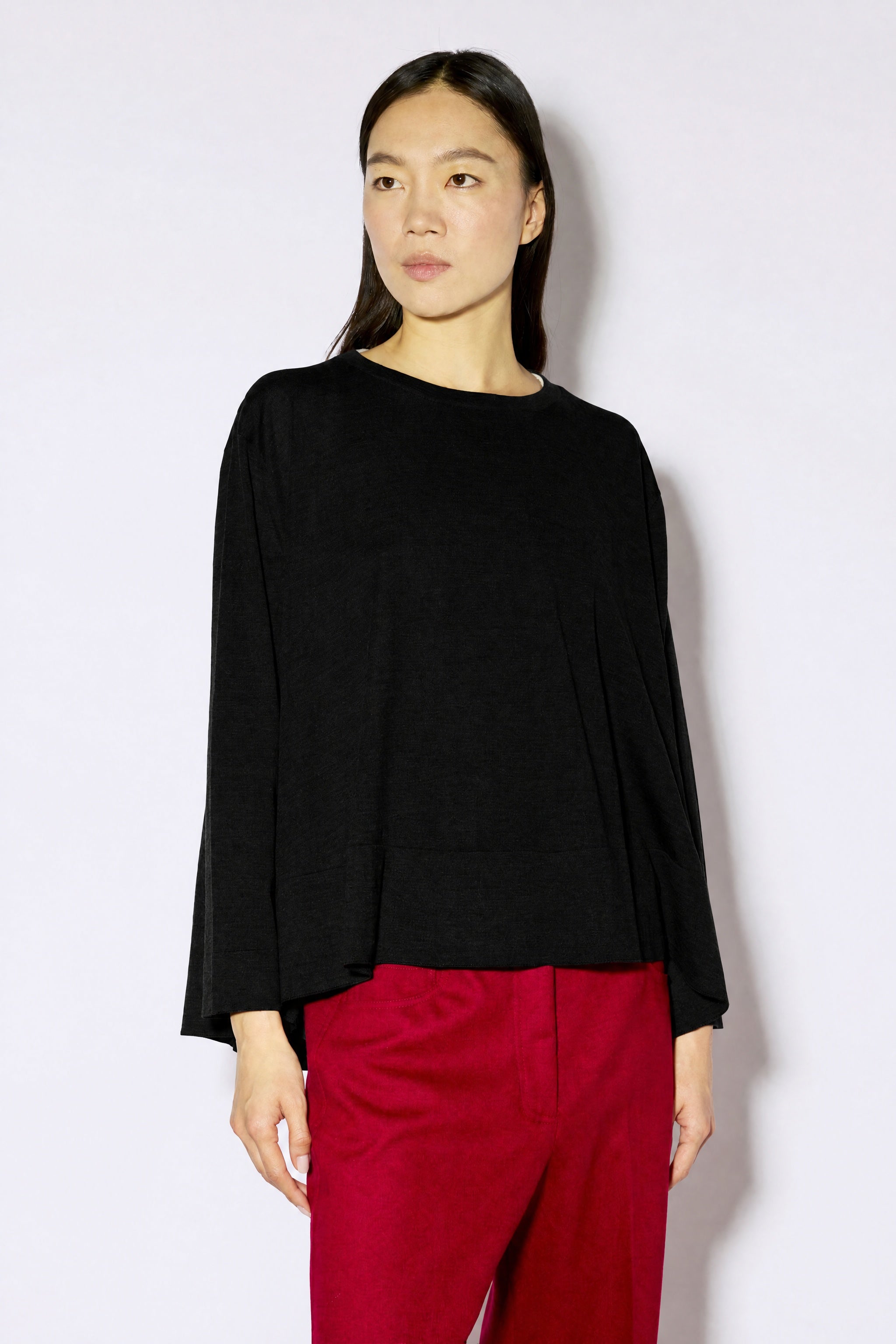 Liviana Conti Nesti pull laine merino noir