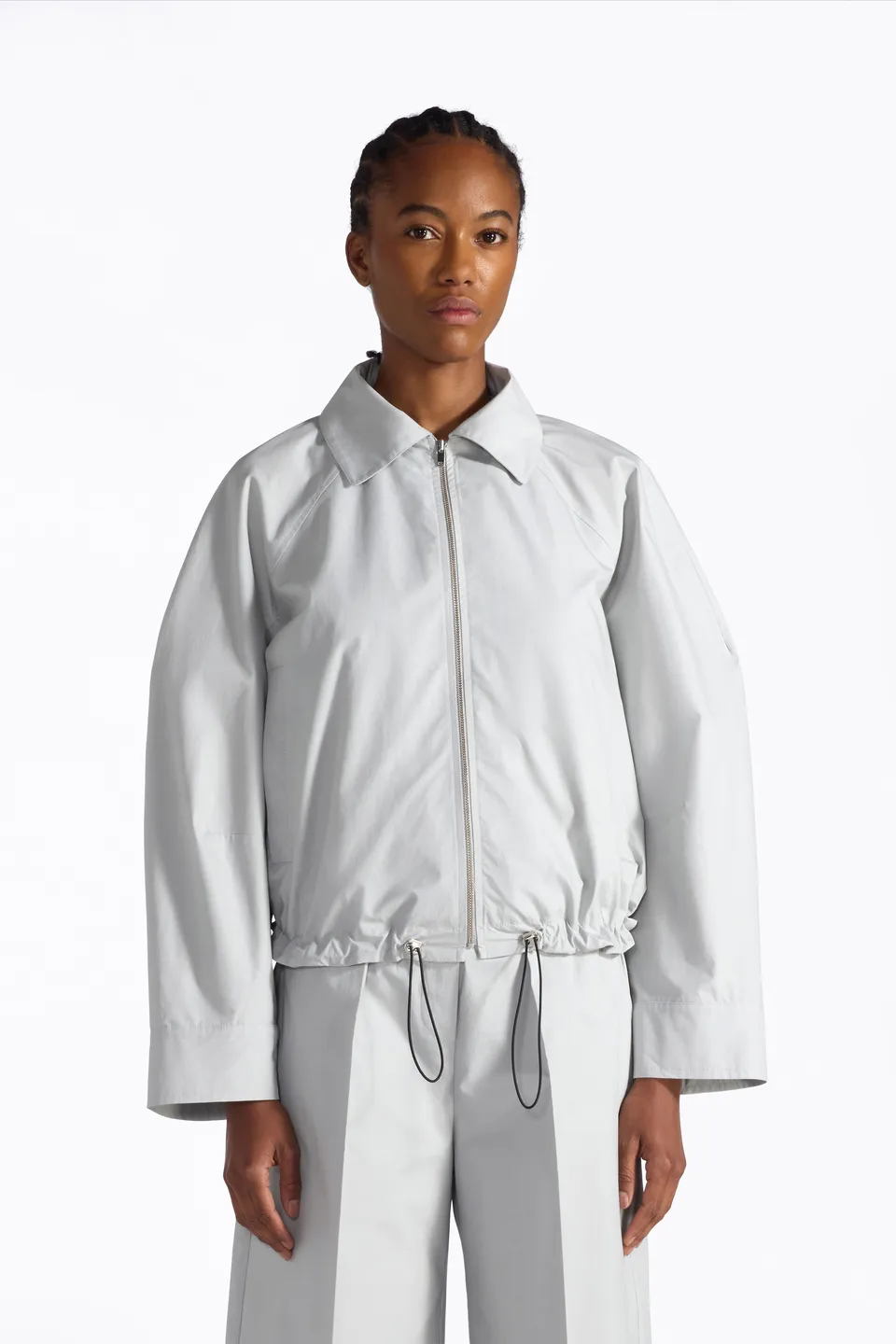 Liviana Conti Patrick veste crop popeline brezza