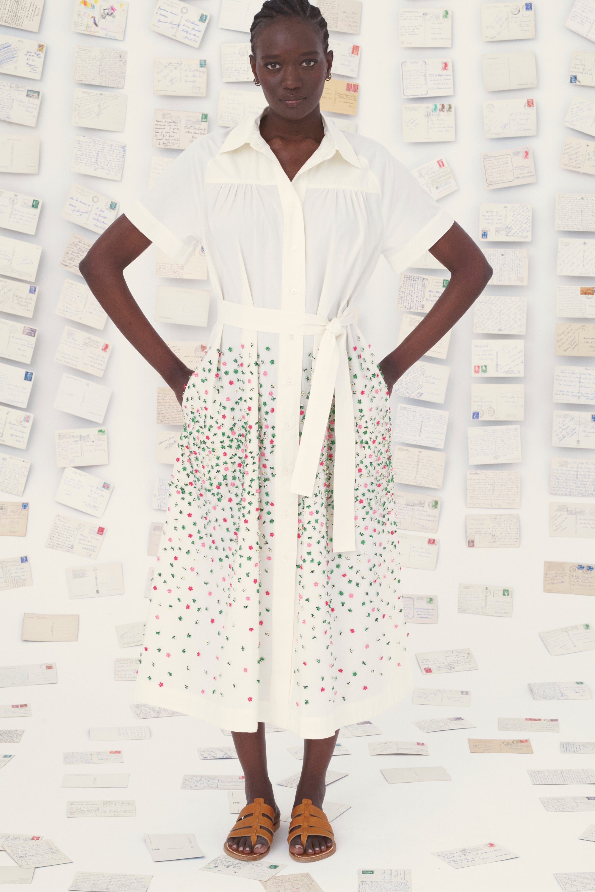 Mii en carte postale Robe Lauris La Provence robe fleurs XS-XL