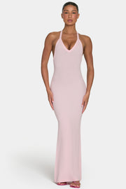 Oh Polly ButterCloud Maxi robe longue blush stretch