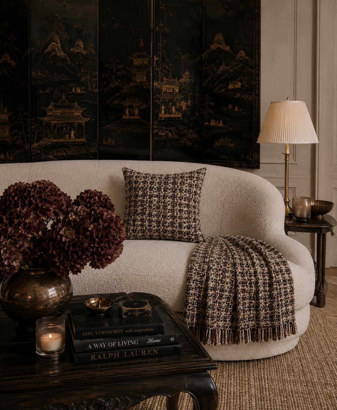 The Ethiquette Deauville housse de coussin tweed 40x40