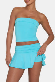 Oh Polly ButterCloud mini jupe-short aqua bleu clair