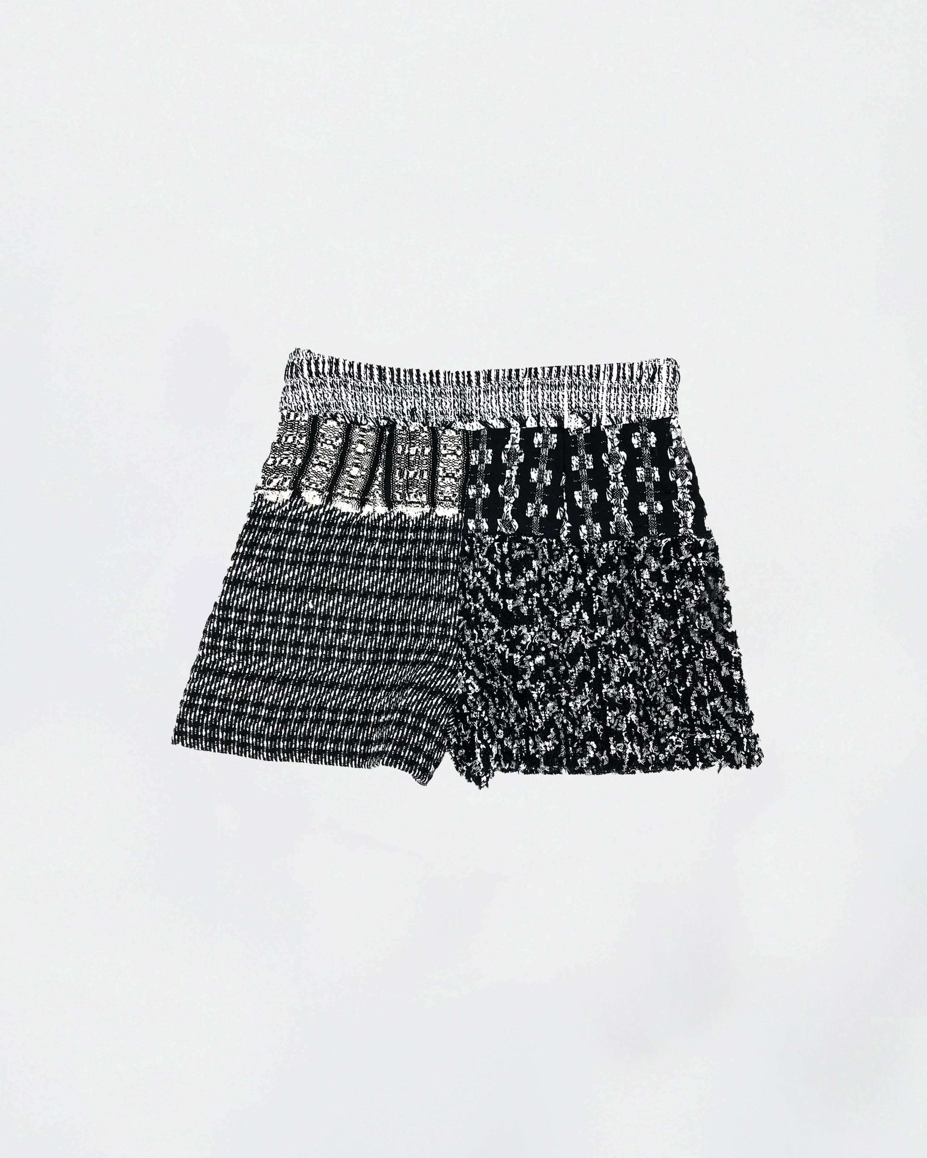 The Ethiquette Shorts Mayka Short Tweed Patchwork XS 34