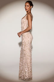 Oh Polly Embellished Vasanta robe corset sable sequins