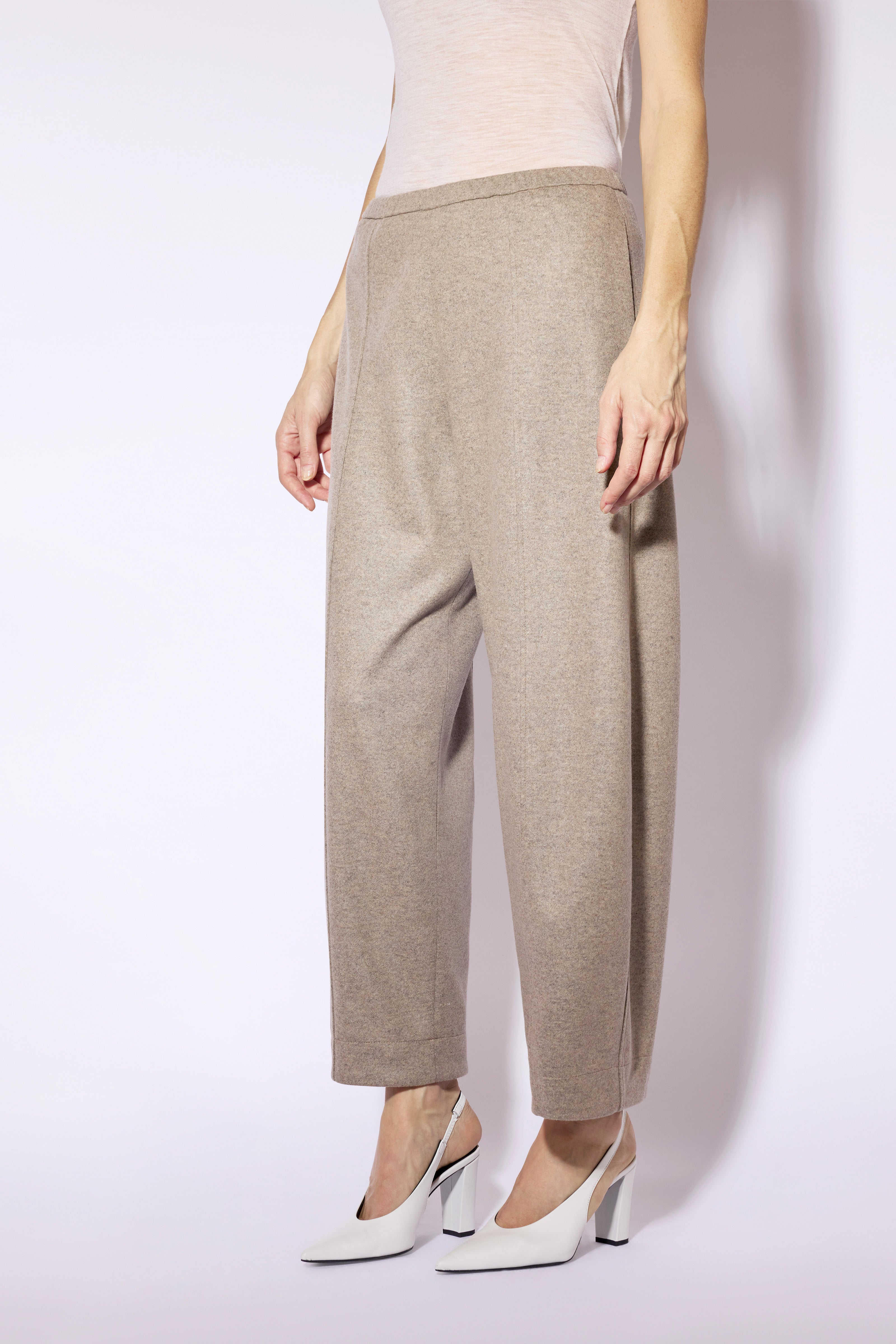 Liviana Conti Joseph pantalon ballon cachemire marron