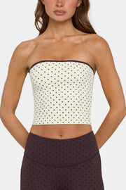 Bo+Tee Soft Active Top Bandeau Cookie Butter Respirant