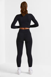Oh Polly Advantage BT0699 legging noir crossover poches