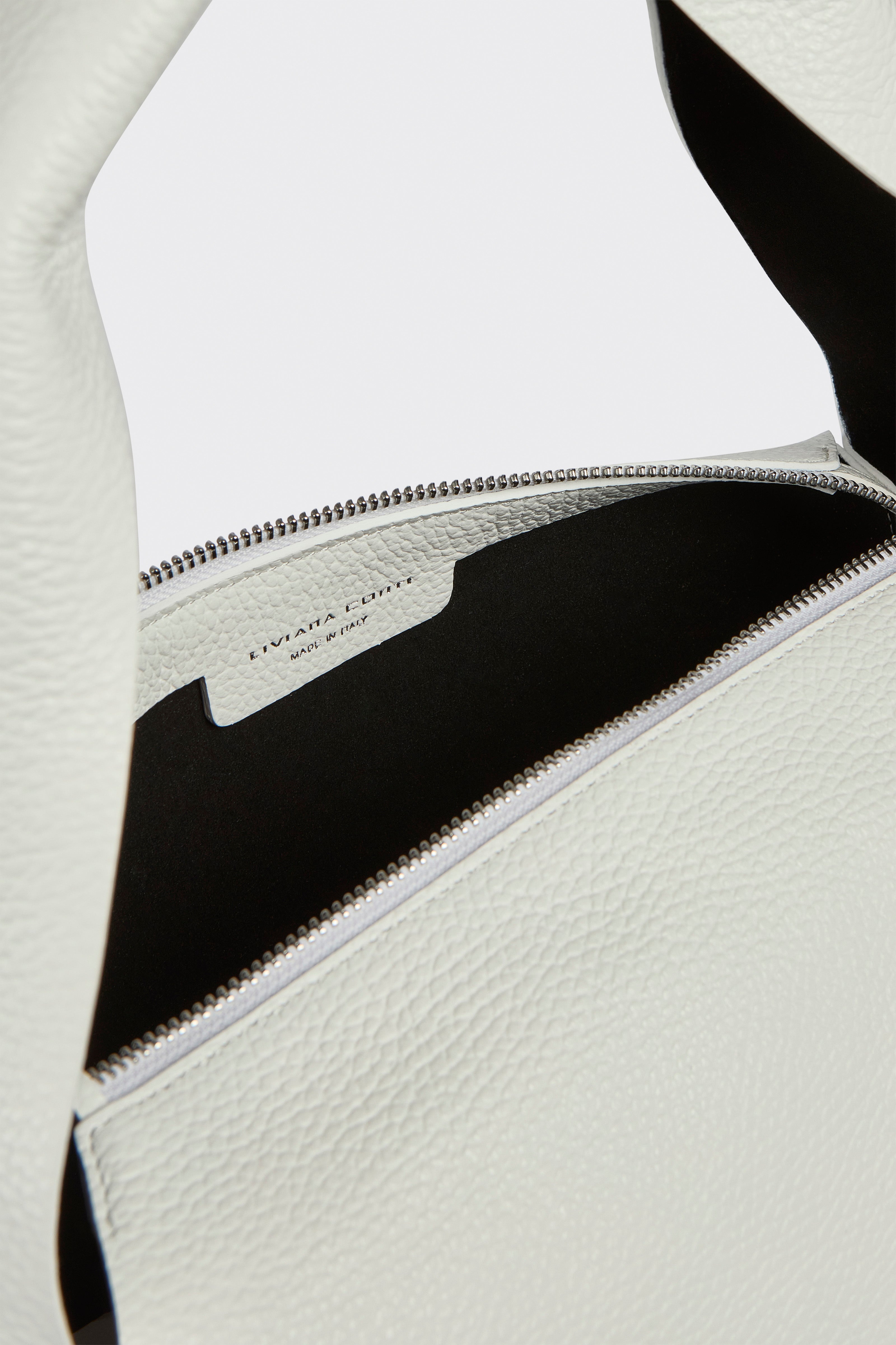Liviana Conti Joseline sac hobo cuir Bianco