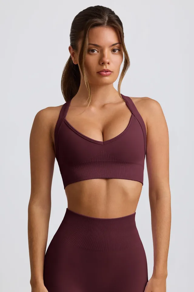 Oh Polly Super Sculpt BT2472 brassière bordeaux sans couture