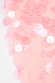 Oh Polly Embellished Mini Robe Baby Pink Sequins Naya