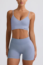 Oh Polly Define Luxe BT1134 Brassière Sport Bleu Gris