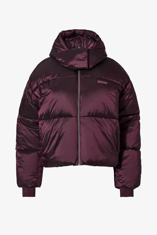 Oh Polly Ski Jacket veste ski bordeaux cropped imperméable
