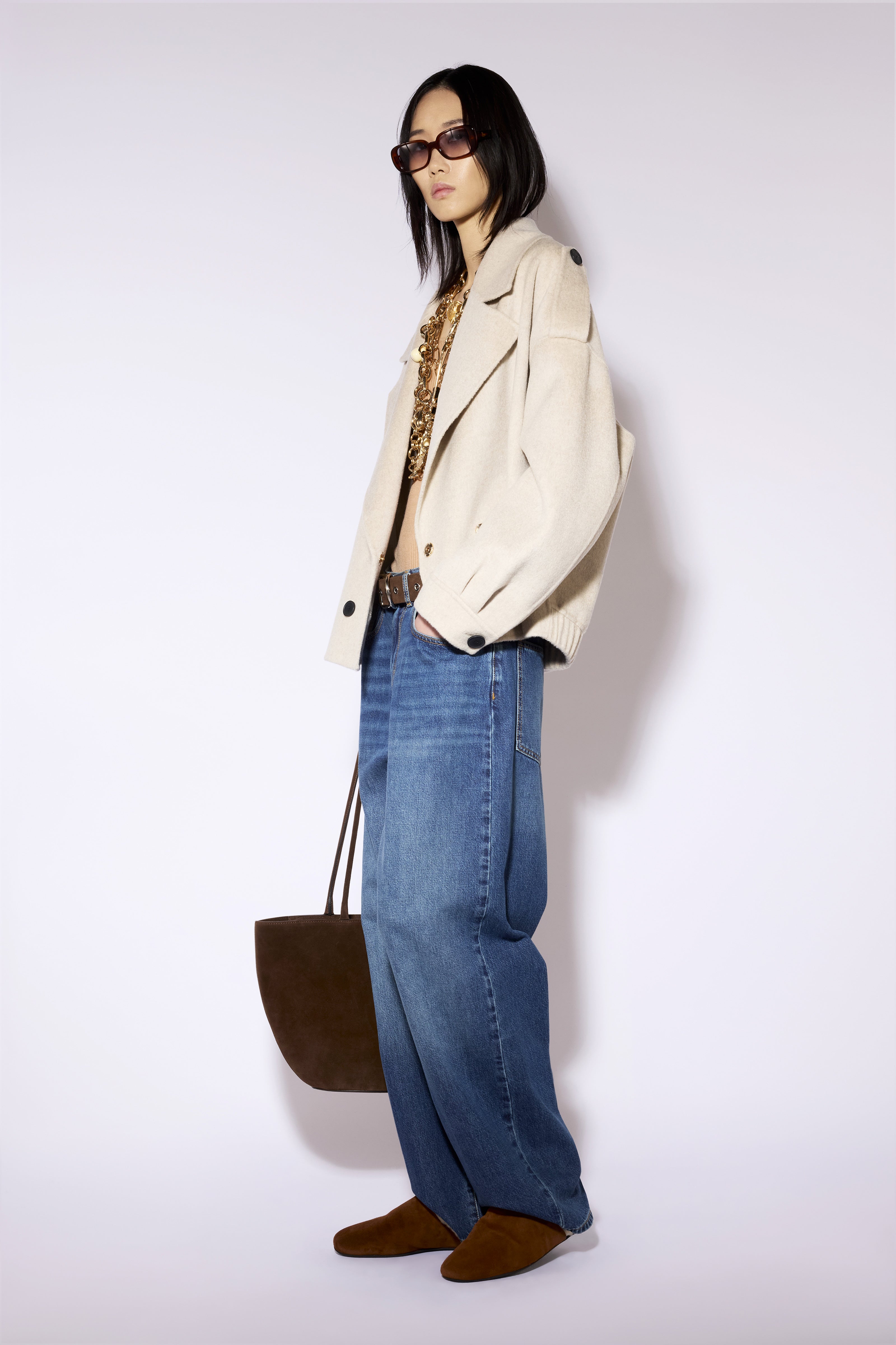 Liviana Conti Mathis manteau laine-cachemire Mocaccino