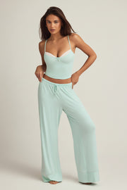 Oh Polly Ivelle 14332 Pantalon Pyjama Menthe Large Modal