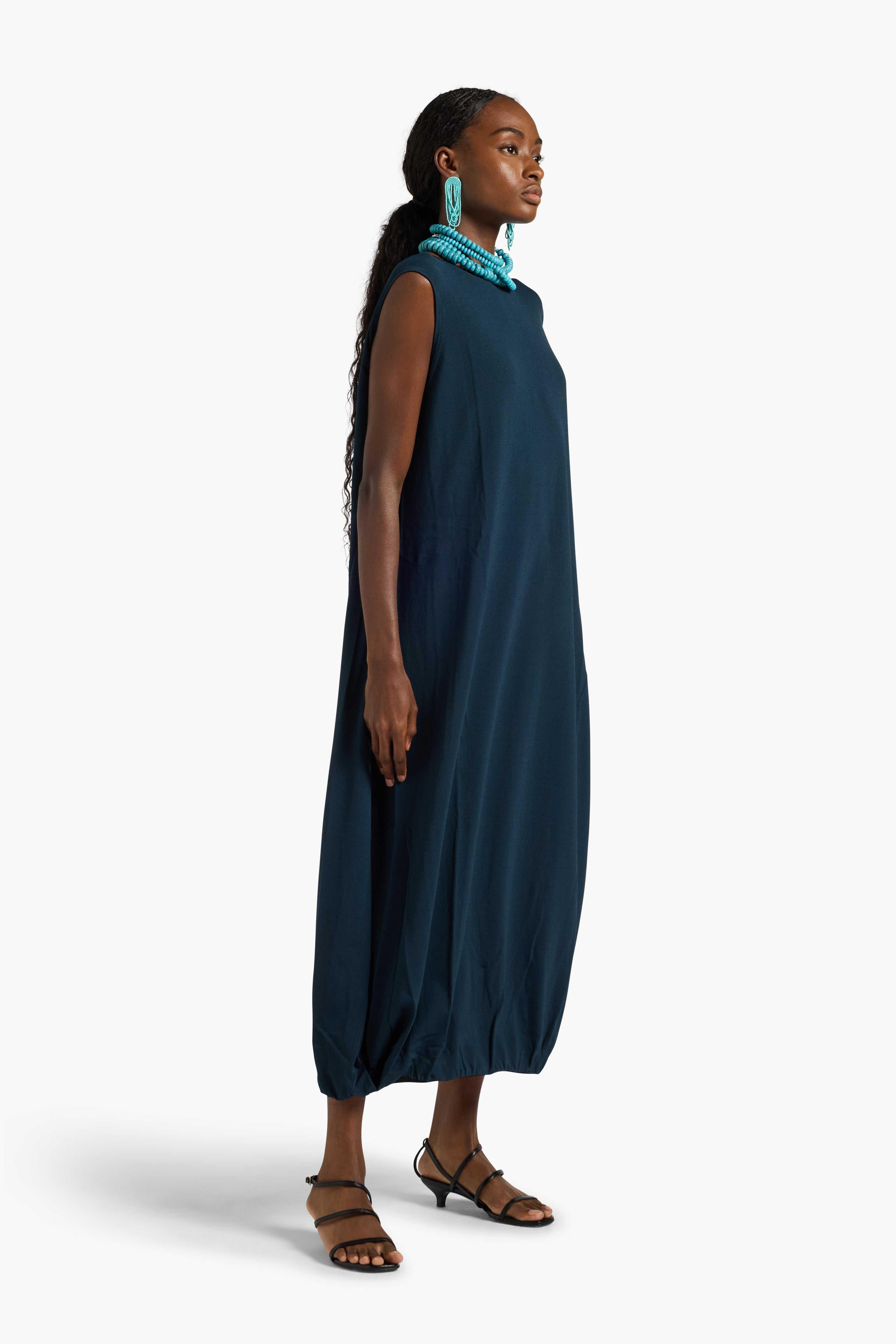 Liviana Conti Elisabeth robe midi abisso viscose
