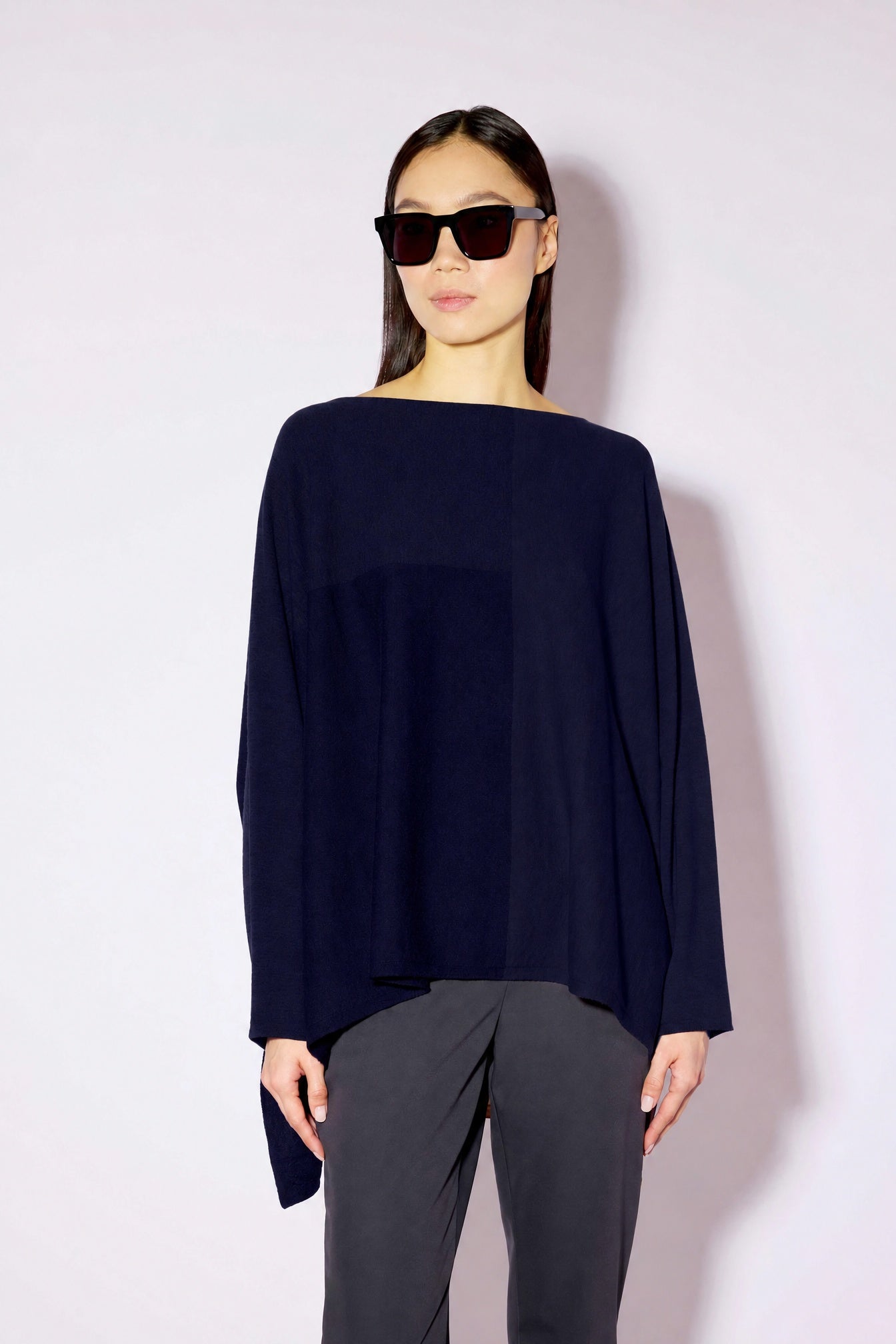 Liviana Conti Blake pull laine merinos camel S-M oversize
