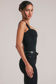 Oh Polly Bodysuits body noir col cœur modal