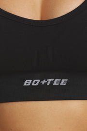 Oh Polly Define Luxe brassière sport noire décolleté