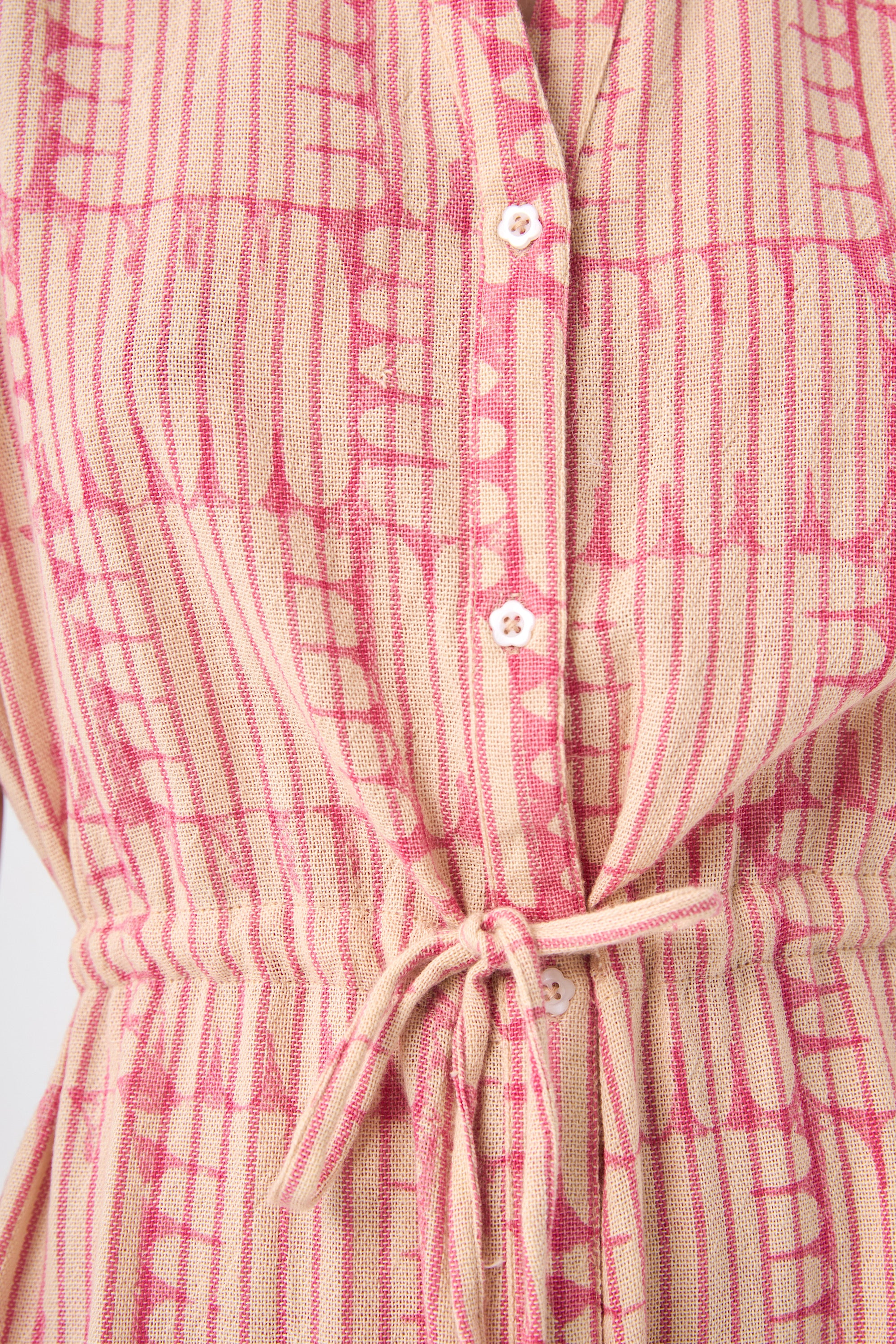 Chicosoleil Deepty robe longue rosewood coton poches