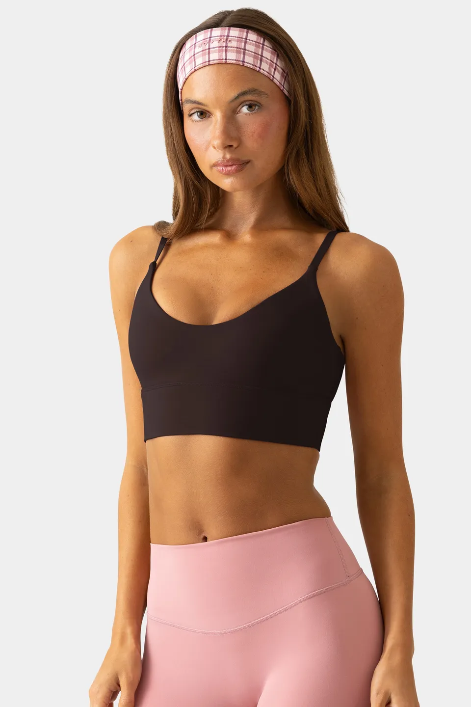 Oh Polly Bo+Tee brassière sport scoop espresso S