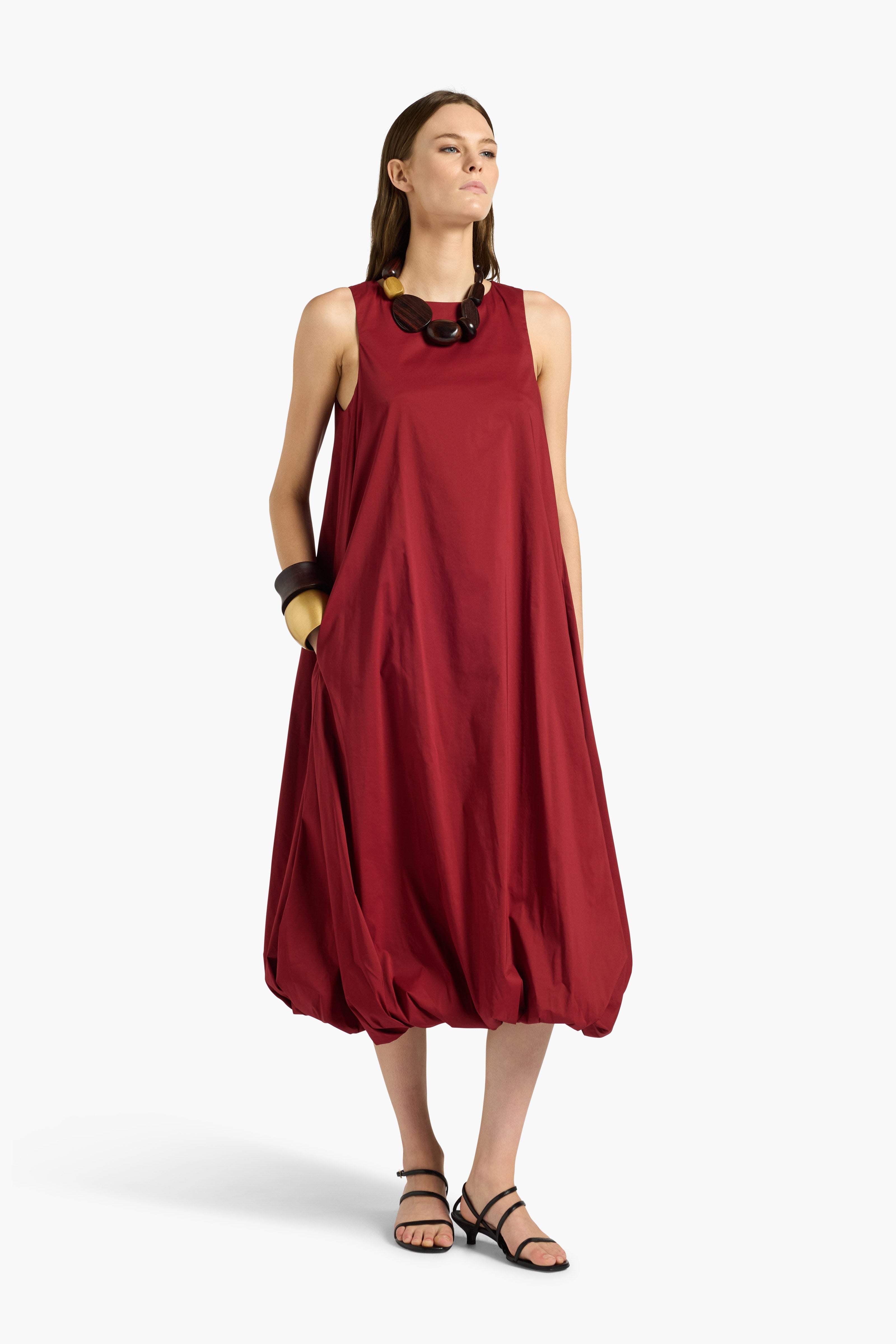Liviana Conti Jeanne L6SK33 robe midi Terrarossa poches
