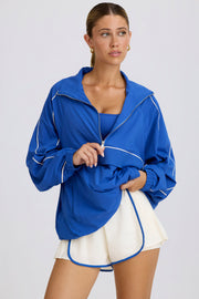 Bo+Tee Track veste survêtement bleue cobalt oversize