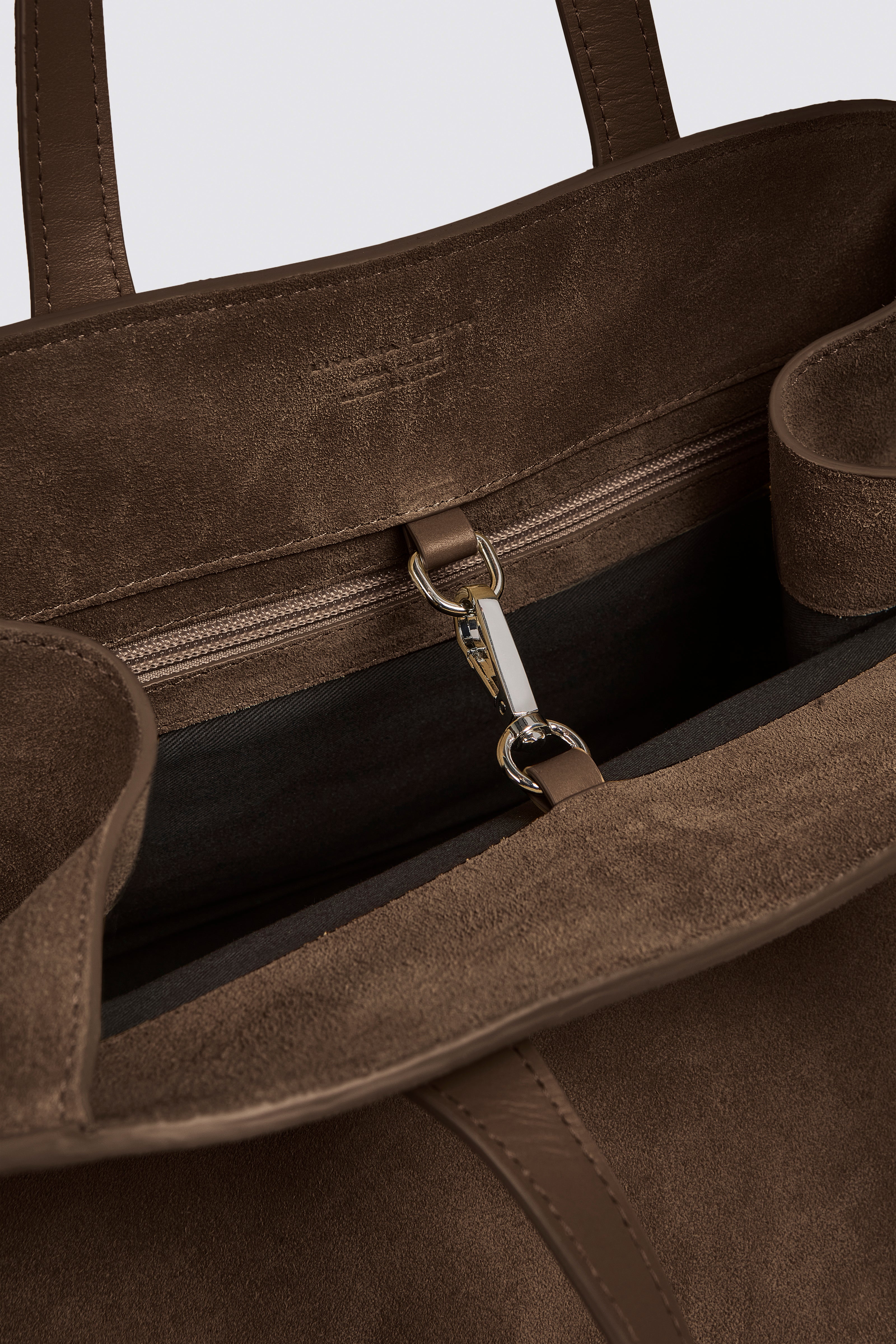Liviana Conti Madison sac à main cuir suédé marron